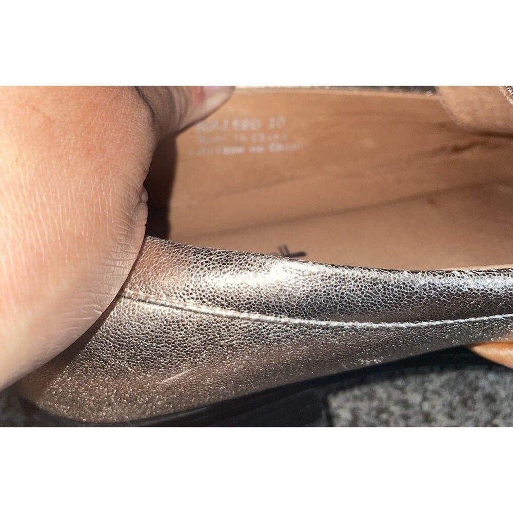 Jeffrey Campbell Rose Gold Sable Scarf Loafer Rose Gold Womens 10 Coquette - Picture 5 of 6